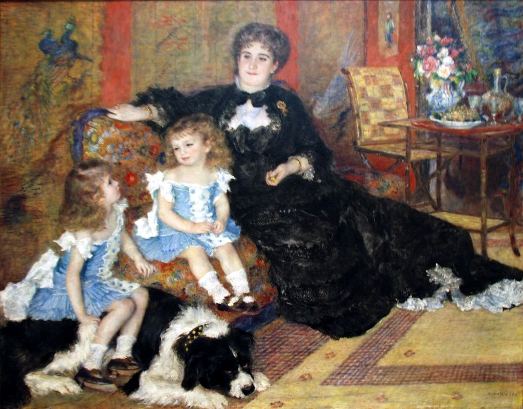 Top Met Paintings After 1860 08 Auguste Renoir - Madame Georges Charpentier and Her Children